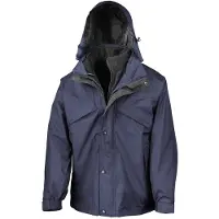 Result R68X | 3-in-1 Zip & Clip Jacket - Farbe: Navy - Größe: 4XL
