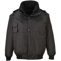 Portwest 4-in-1 Regen Pilotenjacke F465" - Schwarz XXL"