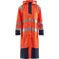 Blakläder High Vis Regenmantel Level 1 in div. Farben - orange/marineblau - S