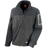 Result WORK-GUARD R302X | Sabre Stretch Jacke - Farbe: Black/Black - Größe: XS