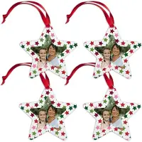Yoursurprise Personalisierte Weihnachtsdekoration aus Aluminium - Stern (4)