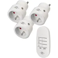 Brennenstuhl Steckdose Weiß 2300 W 230 V (3 Stück)