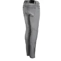 GMS Rattle Slim Damen Grau Motorrad Jeans Größe W36/L30