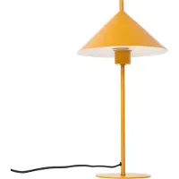 QAZQA - Design Design-Tischlampe gelb - Triangolo I Wohnzimmer I Schlafzimmer - Stahl Rund - LED geeignet E27