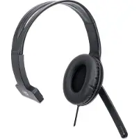 Manhattan 180498, Kabelgebunden, 20 - 20000 Hz, Büro/Callcenter, 69 g, Kopfhörer, Schwarz