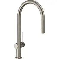 Hansgrohe Talis M54, Ziehen, Edelstahl, Edelstahl, Hebelgriffe, Einzelbild, 3/8"