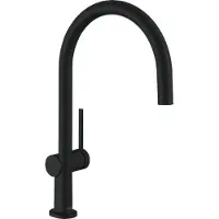 Hansgrohe Spültischmischer 220 Talis M54 Schwenkauslauf, Ausladung 222 mm, schwarz matt - 72804670