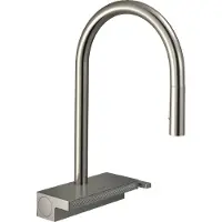 Hansgrohe Aquno Select M81 Einhebel-Küchenmischer 170, Ausziehbrause, 3jet, sBox, Edelstahl Finish
