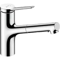 Hansgrohe Zesis M33, Einhebel-Küchenmischer 150, Ausziehbrause, 2jet, sBox lite, Chrom, 1 Stk.