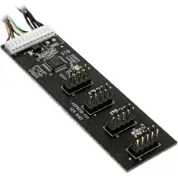 Kolink PGW-AC-KOL-004, USB 2.0, Molex, USB 2.0, Schwarz, Kunststoff, 95 mm, 12 mm