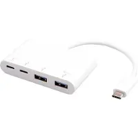 ESTUFF ES625002, USB 3.2 Gen 1 (3.1 Gen 1) Type-C, USB 3.2 Gen 2 (3.1 Gen 2) Type-C, 10000 Mbit/s, Weiß, 100 W, Polyvinylchlorid (PVC)