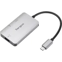 Targus ACA948EU, USB 3.2 Gen 1 (3.1 Gen 1) Type-C, HDMI, USB 3.2 Gen 1 (3.1 Gen 1) Type-A, USB 3.2 Gen 1 (3.1 Gen 1) Type-C, 5000 Mbit/s, Silber, 100 W, USB