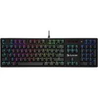 Bloody B820R, Kabelgebunden, USB, Optomechanischer Schlüsselschalter, QWERTY, RGB-LED, Schwarz