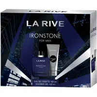 La Rive Ironstone Herren-Duft- und Pflege-Set: Eau de Toilette 100ml & Duschgel 100ml