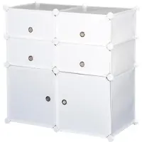 HOMdotCOM Kleiderschrank, weiß
