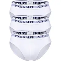 Ralph Lauren für Herren. 714835884001 3er-Pack weißer Classic-Slips (XXL), Heimtextilien, Baumwolle