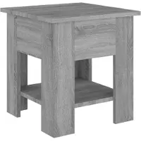 vidaXL Couchtisch Grau Sonoma 40x40x42 cm Holzwerkstoff