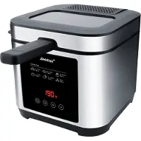 Steba DF 150F Farbe: Edelstahl-Schwarz Single 2,5 L 1200 W Fritteuse Schwarz, Edelstahl