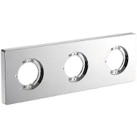 Ideal standard IDS Rosette ARCHIMODULE 3-Loch, 100x266mm chrom
