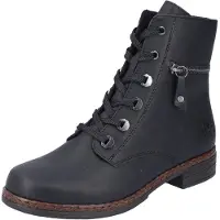 Rieker Damen-Schnürstiefelette Schwarz, Farbe:schwarz, EU Größe:36
