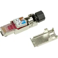 Logilink TWP8P8FC6A, RJ45, Cat6a, Gold, ISO/IEC11801, 8 mm