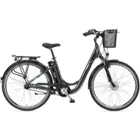 Telefunken E-Bike RC840 28 Zoll mit 7-Gang Shimano Nabenschaltung - Frontmotor 250W /10,4Ah / 36V Sitzrohrakku anthrazit