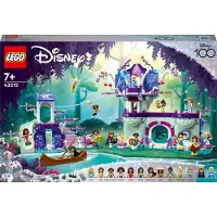 LEGO 43215 Disney Das verzauberte Baumhaus Set mit 13 Mini-Puppen, darunter Prinzessin Jasmine, Elsa und Anna, Belle, Geschenk Spielzeug für Kinder, Mädchen, Jungen ab 7 Jahren, 100 Jahre Disney