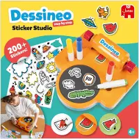 Jumbo Dessineo Sticker Studio, Bastelset für Kinder, 4 Jahr(e), Papier, Kunststoff, Mehrfarbig
