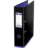 Oxford Ordner myColour, Rückenbreite: 80 mm, schwarz-violett DIN A4, Einband aussen