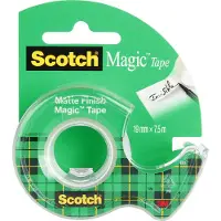 3M Magic Klebeband 1 Rolle 19 mm x 7,5 m + 1 Handabroller