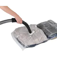 Wenko Vakuumierbeutel "Reise-Set", (Set, 6 tlg.), Vakuumbeutel für Kleidung zur platzsparenden Aufbewahrung, 2 Größen