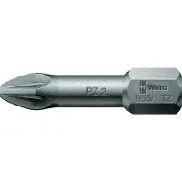 Wera Bit 855/1 TZ, Pozidriv, PZD 1, Länge 25 mm, 10 Stück