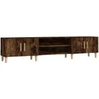 vidaXL TV-Schrank Räuchereiche 180x31,5x40 cm Holzwerkstoff