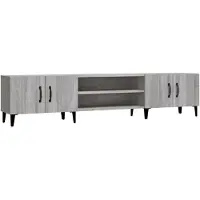 vidaXL TV-Schrank Grau Sonoma 180x31,5x40 cm Holzwerkstoff