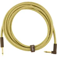 Fender Deluxe Instrumentenkabel 3m gerade/gewinkelt Tweed