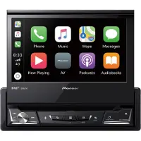 Pioneer AVH-Z7200DAB, Schwarz, 1 DIN, CD,DVD, MOSFET, AAC,FLAC,MP3,WAV,WMA, JPEG