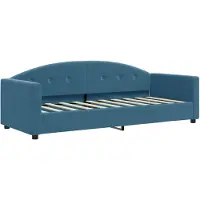 vidaXL Tagesbett Blau 80x200 cm Samt