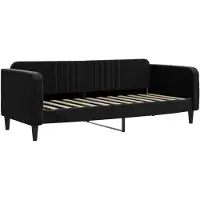 vidaXL Tagesbett Schwarz 80x200 cm Samt