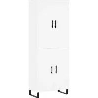 vidaXL Highboard Weiß 69,5x34x180 cm Holzwerkstoff