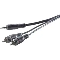 Speaka Professional SpeaKa Adapterkabel 3.5 mm Klinkenstecker 2 Cinch-Stecker 3 m