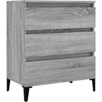 vidaXL Sideboard Grau Sonoma 60x35x70 cm Holzwerkstoff