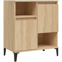 vidaXL Sideboard Sonoma-Eiche 60x35x70 cm Holzwerkstoff
