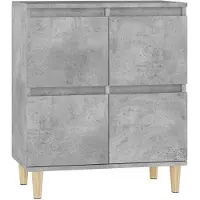 vidaXL Sideboard Betongrau 60x35x70 cm Holzwerkstoff