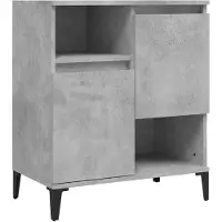 vidaXL Sideboard Betongrau 60x35x70 cm Holzwerkstoff