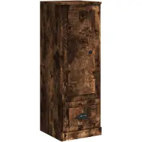 vidaXL Highboard Räuchereiche 36x35,5x103,5 cm Holzwerkstoff