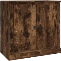 vidaXL Sideboard Räuchereiche 70x35,5x67,5 cm Holzwerkstoff