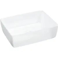 vidaXL Waschbecken Weiß 48x37x13 cm Keramik Rechteckig