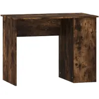 vidaXL Schreibtisch Räuchereiche 100x55x75 cm Holzwerkstoff