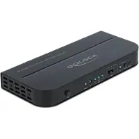 DeLOCK HDMI Switch 3 x HDMI in zu 1 x HDMI out 4K 60 Hz mit Audio Extraktor
