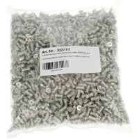 InLine Lüfterschrauben, 5,0x10,0mm, silbern, bulk 2000er Pack